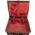 Wood Vintage Picnic Basket Storage Box With Tab Lock For Sale - Image 7 of 8