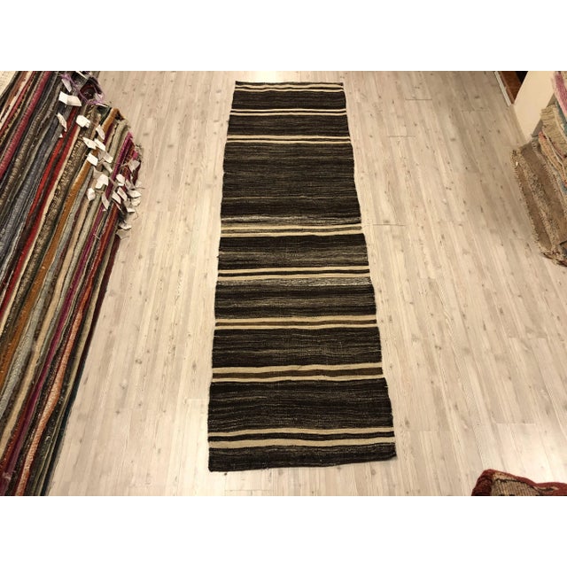 Turkish Handmade Tribal Runner-2’8’x9’1" For Sale - Image 11 of 11