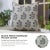Bring the essence of seasonal beauty into your home with Fabdivine’s Neha block print cushion cover. Handmade with care,...