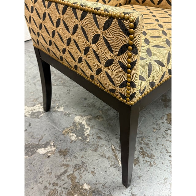 Artistic Frame Marcel Chairs + Henry Calvin Fabric, Pair For Sale - Image 9 of 12