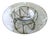 1980s Sculptural Gilt Brass Coffee Table With Concave Glass Top For Sale - Image 6 of 9