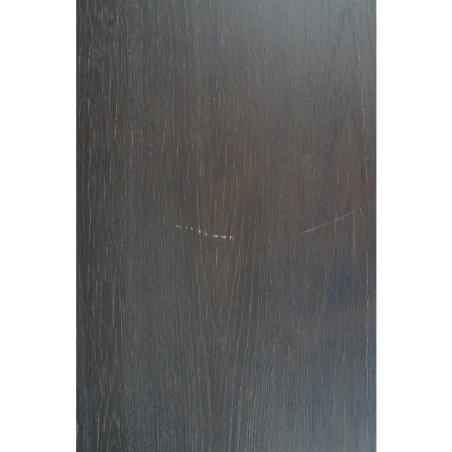 Restoration Hardware I-Beam Rectangular Oak Modern Dining Conference Table 72" For Sale - Image 11 of 14