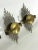 1950s Mid-Century Gilded Metal Sconces, Italy, 1950s, Set of 3 For Sale - Image 5 of 12