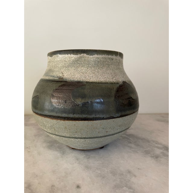 Mid-Century Modern Waves Pottery Ceramic Vessel For Sale - Image 3 of 5