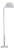 Mezzaluna Floor Lamp by Bruno Gecchelin for Skipper, 1985 For Sale