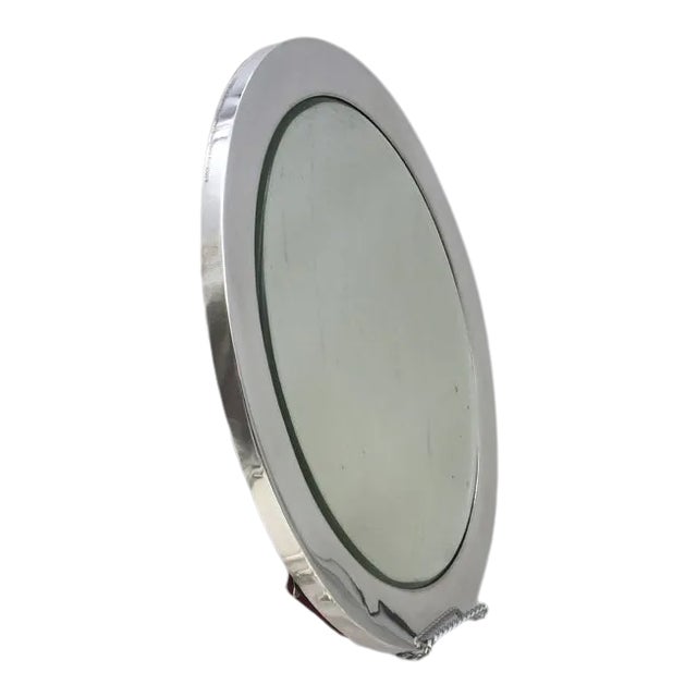 Art Deco Tiffany & Co. Sterling Silver Table Mirror Platter For Sale