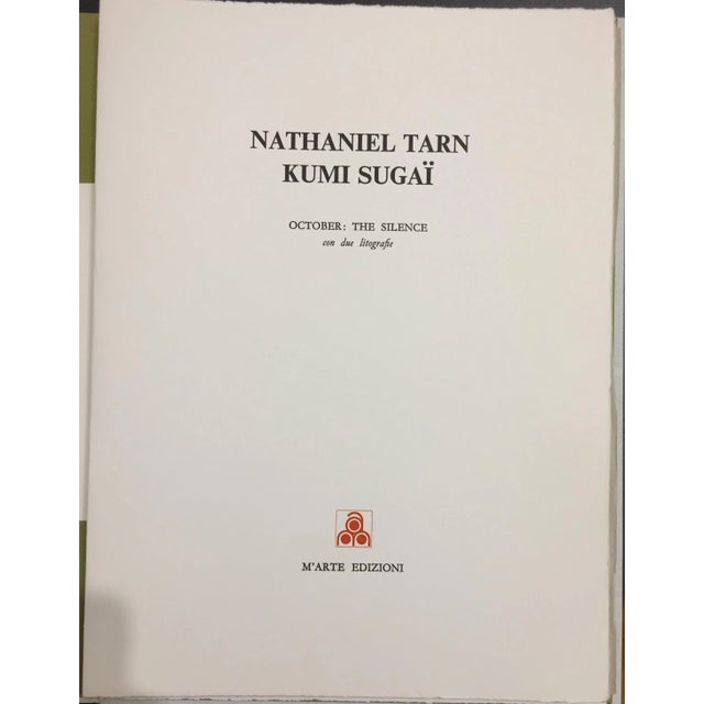 1970s Kumi Sugar - October: The Silence with 2 Lithograph - 1970 For Sale - Image 5 of 6