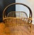 Mid 20th Century Vintage Coastal Arched Tortoise Shell Bamboo & Rattan Arched Collapsible Magazine Rack For Sale - Image 5 of 11
