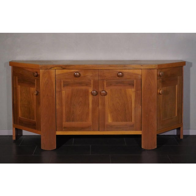 Walnut Sideboard by Sivio Coppola for Bernini, 1970s For Sale - Image 13 of 13