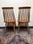 A cool pair of mid-century Scandinavian chairs made from solid teak wood. These are good, heavy-quality chairs with...