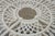 Monumental White Dining Table with Glass Top and Macramé, 1990s For Sale - Image 11 of 13