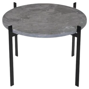 Grey Marble Single Deck Table by OxDenmarq