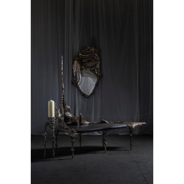 Metal People VII Mirror in Polished Stainless Steel by William Guillon For Sale - Image 7 of 12