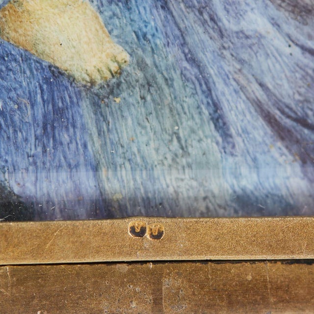 Metal Frame with the Image of the Madonna and Child, 1890s For Sale - Image 7 of 9