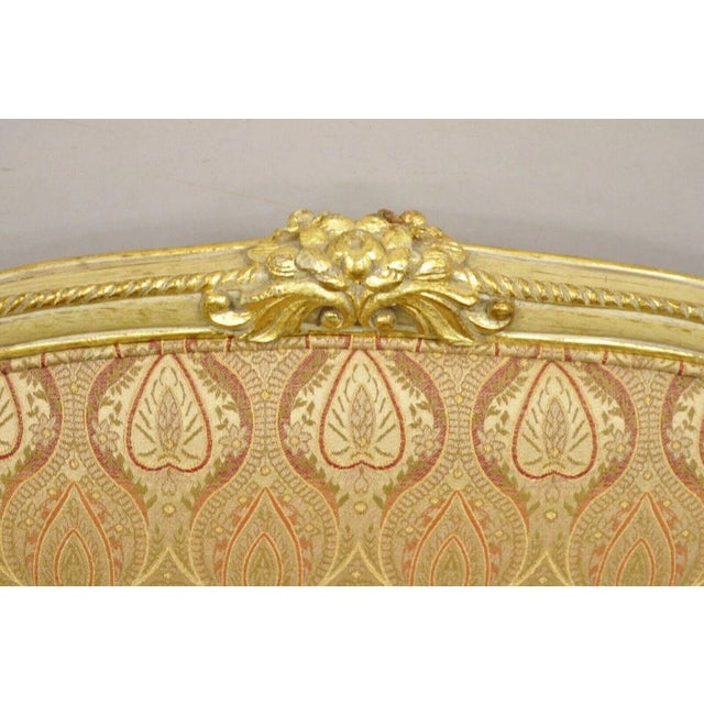 Late 20th Century Oscar De La Renta Home Century Furniture Italian Neoclassical Style Armchair For Sale - Image 12 of 12