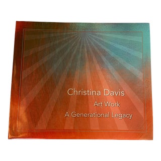 Vintage 1970s Art Work Coffee Table Book by Christina Davis Abstract Art For Sale