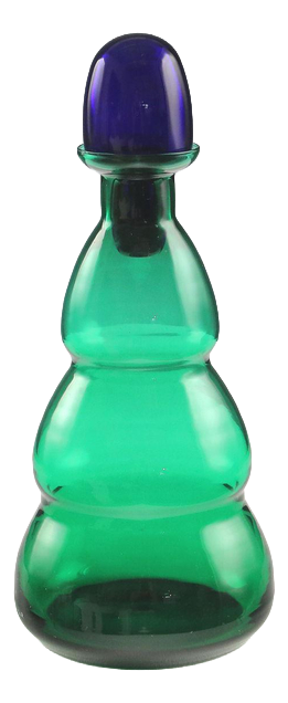 Murano Glass Bottle from Carlo Moretti