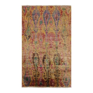 Rug & Kilim’s Modern Classics Rug With Polychromatic Ikats Patterns For Sale