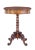 Brown 19th Century Carved Flame Mahogany Side Table For Sale - Image 8 of 9