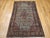 19th Century Persian Farahan Rug, Hand-Knotted Wool, Paisley Pattern, Pale Green & Navy, 4x6 For Sale - Image 10 of 18