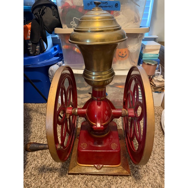 Late 19th Century Late 19th Century Elma Model No.8 Cast Iron Table Top Coffee Grinder For Sale - Image 5 of 6