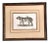 Framed Wildlife Numbered Tiger Litograph Print - First of 4, Please Also See the Three Other Prints in the Series For Sale