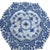 Ceramic Vintage Royal Copenhagen Blue Fluted Double Full Lace Hexagonal Plate No. 1094 First Quality 1975 to 1979 For Sale - Image 7 of 11