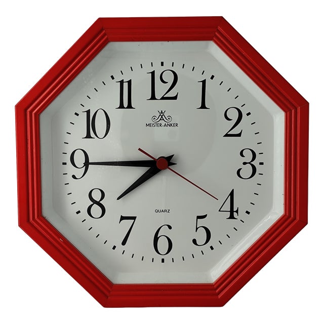Meister Anker Wall Clock, 1990s For Sale