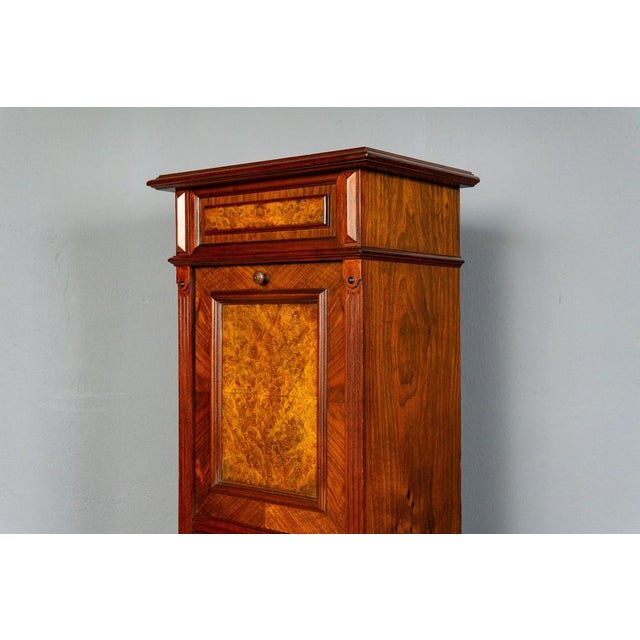 Vintage Brown Wash Cabinet For Sale - Image 11 of 17