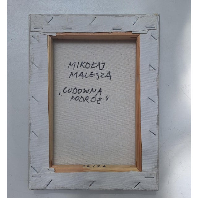 Mikolaj Malesza, Trip, 2024, Acrylic Painting on Canvas For Sale - Image 3 of 4