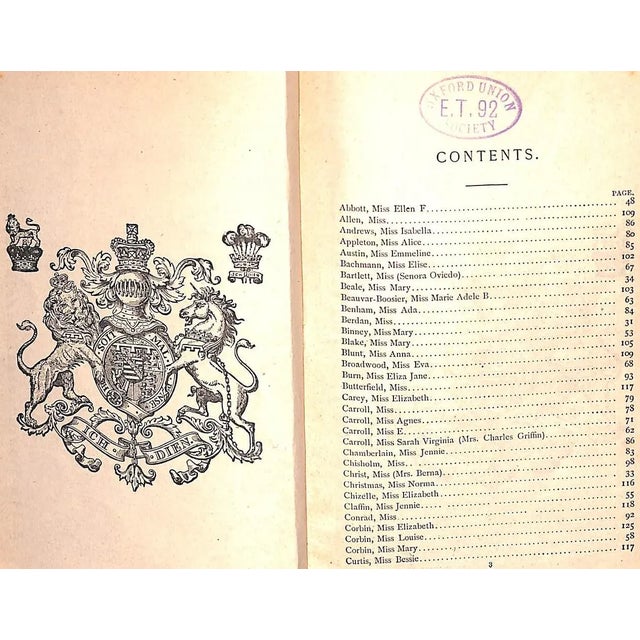 Traditional Titled Americans, A List Of American Ladies Who Have Married Foreigners Of Rank For Sale - Image 3 of 8