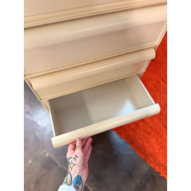 Kartell Kartell Stacking Drawer Program - 8 Piece White Plastic Set - Space Age 1970s For Sale - Image 4 of 4