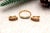 Earrings and Ring in 19.2k Gold with Diamonds, Set of 3 For Sale - Image 4 of 7