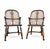 Vintage Oak Wheelback Windsor Armchairs, 1980s, Set of 9 For Sale - Image 16 of 18