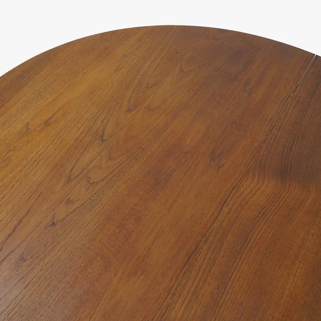 Extendable Round Table by Inge Klingeberg for France & Son, 1960s For Sale - Image 13 of 18