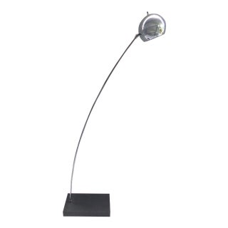 Mid-Century Modern Adjustable Chrome Ball Arch Floor Lamp For Sale