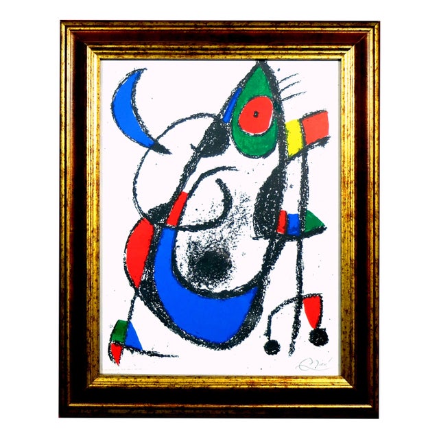 Joan Mirò, Composition, 1960s, Lithograph For Sale