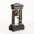 Brown Wooden Temple Clock Decorated with Inlay For Sale - Image 8 of 11