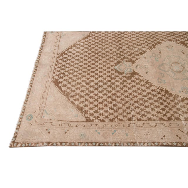 Antique Malayer Handmade Wool Runner For Sale - Image 4 of 9