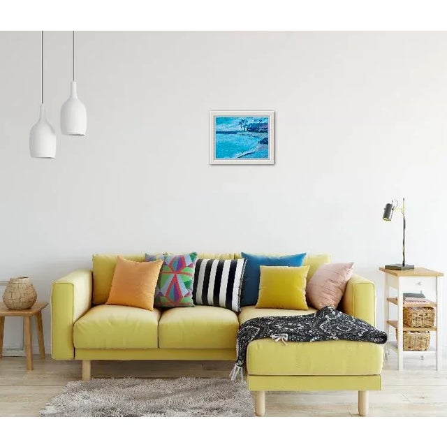 Textile Modern Impressionist Oil Painting Maui Hawaii Plein Air For Sale - Image 7 of 12