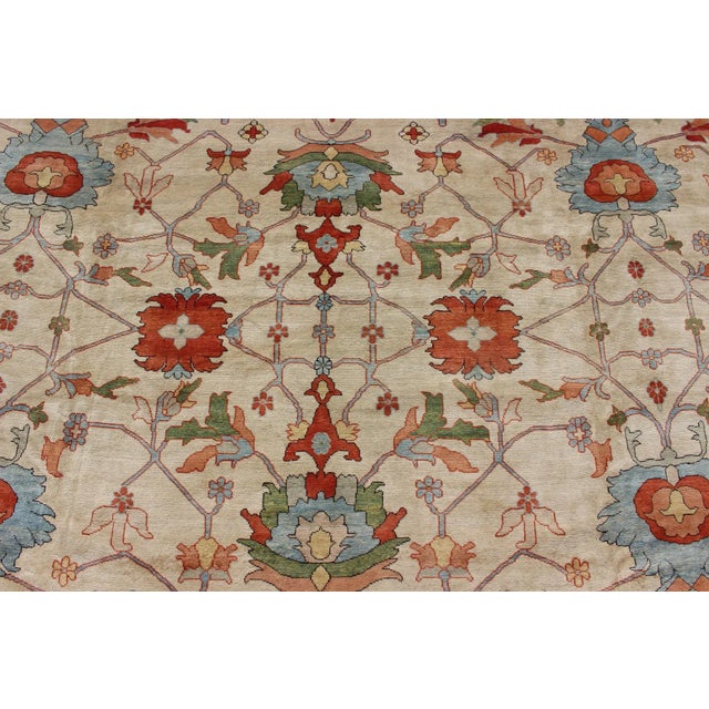 Textile Very Large Vintage Serapi Rug With All-Over Pattern by Keivan Woven Arts 16'8" X 29'0" For Sale - Image 7 of 11