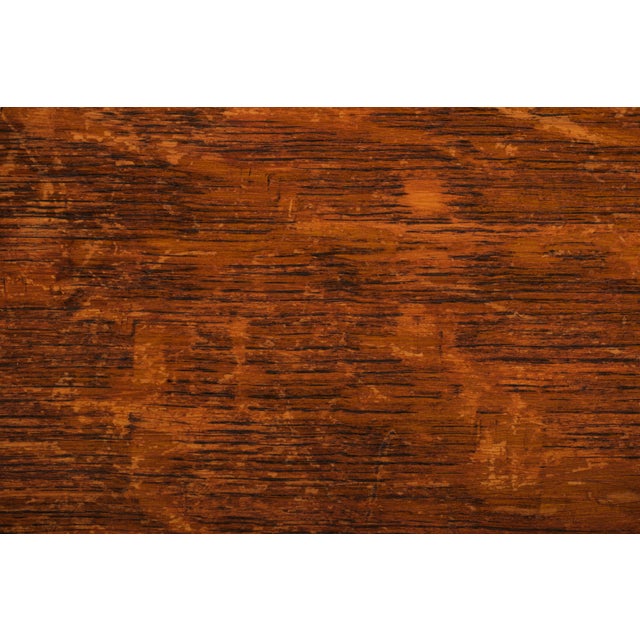 Wood Vintage Art Deco Carved Oak Buffet Sideboard For Sale - Image 7 of 18