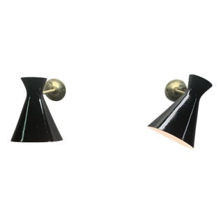 Mid-Century Modern Italian Sconces, Set of 2 For Sale