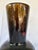 Mid-Century Japanese Black Lacquered Wood Vase With Angelfish Maki-E Decoration 16.5” For Sale - Image 11 of 12