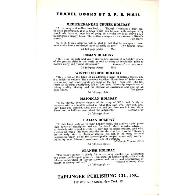 1960s "Mediterranean Cruise Holiday" 1961 Mais, S. P. B. And Gillian For Sale - Image 5 of 12