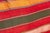 Red Pair of Bhuj Striped Mashru Lumbar Pillows For Sale - Image 8 of 9