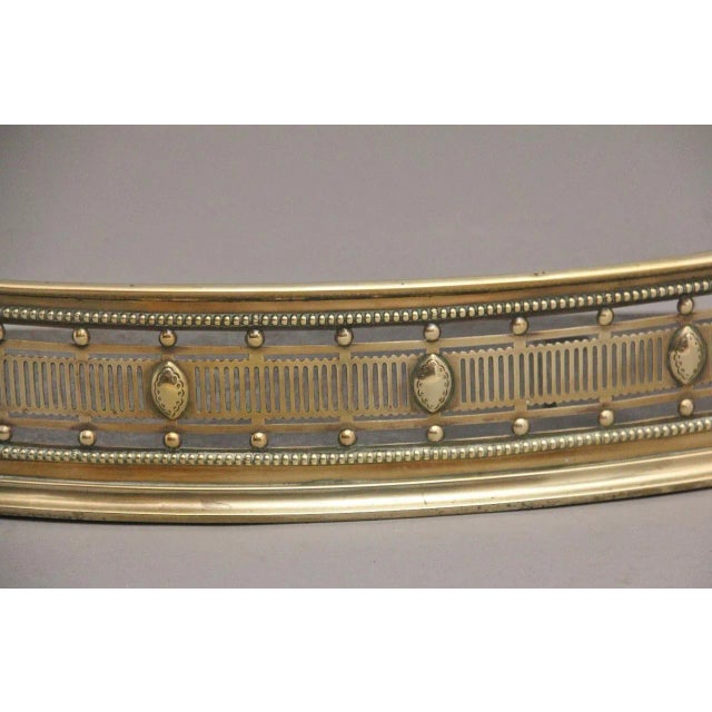 Gold 19th Century Brass Fender, 1850s For Sale - Image 8 of 9