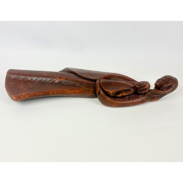 Mid-Century Wax Madonna with Child Wall Figurine, 1970 For Sale - Image 6 of 11