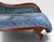 Antique Victorian Mahogany Swan Back Velvet Chaise Longue For Sale - Image 4 of 18