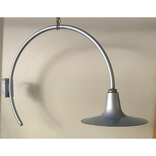 Vintage Powder Blue Wall Mount Barn Light For Sale - Image 12 of 12